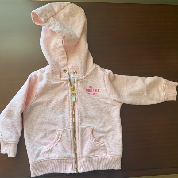 🐦 Carter’s Most Adorable Girl Sweatsuit Size 9M - Picture 3 of 12